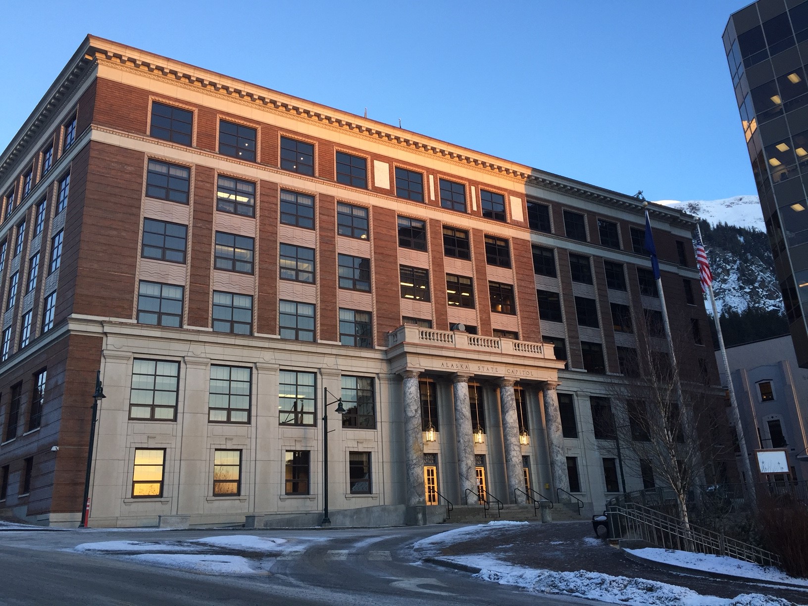 Alaska State Legislature renovation architectural precast project